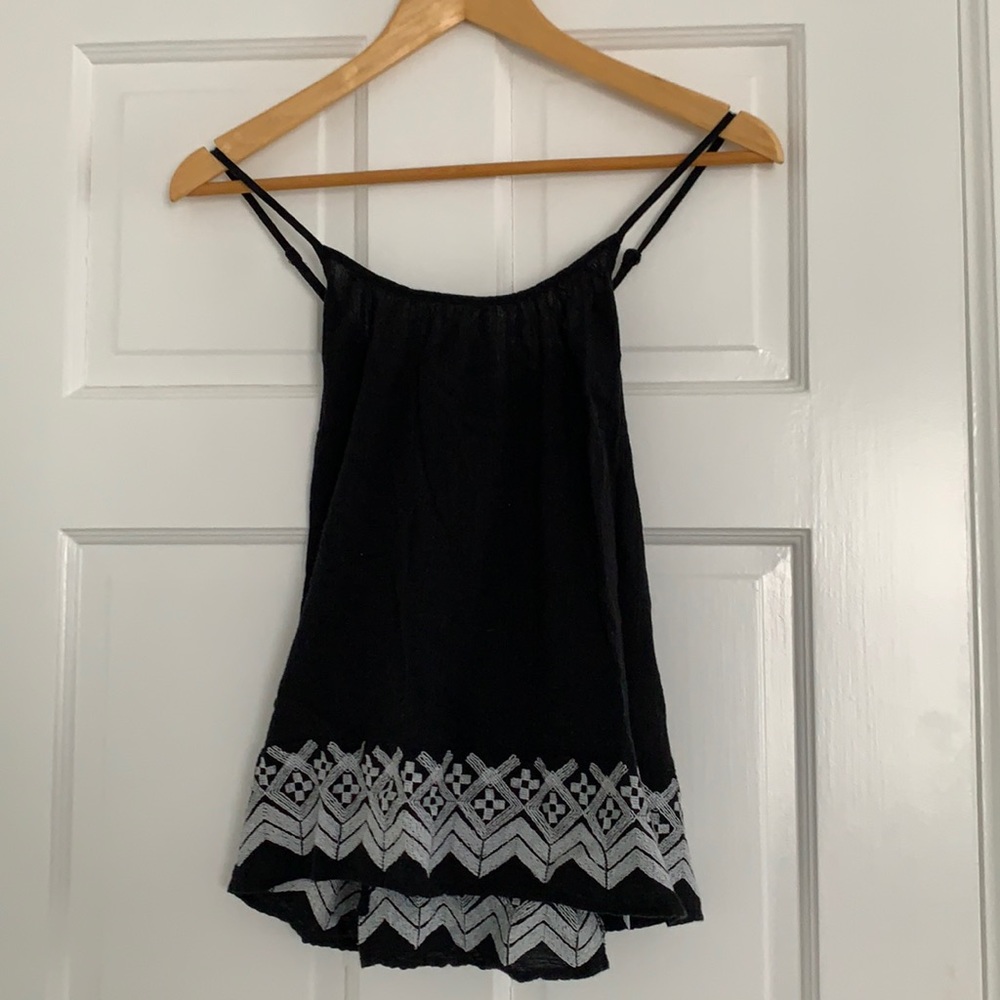 Black festive tank